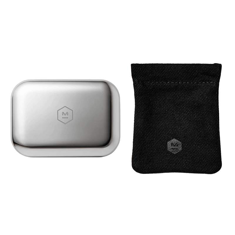 MW07 Plus Charging Case & Canvas Pouch (Stainless Steel)