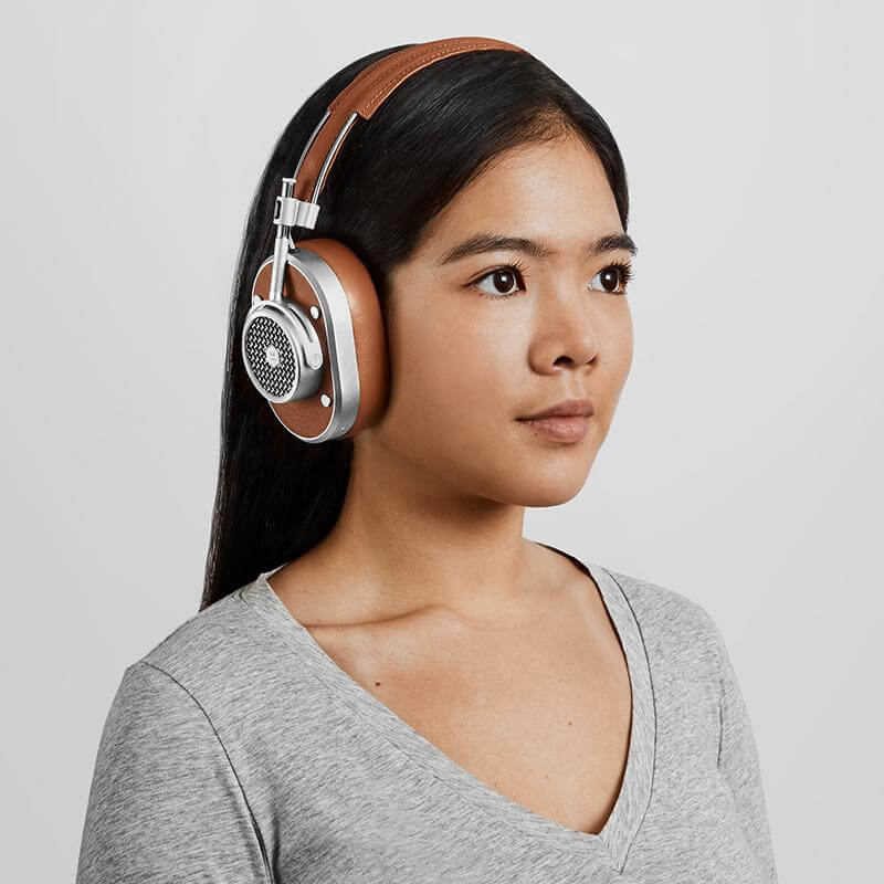 MH40 Wireless (Silver Metal / Brown Coated Canvas)