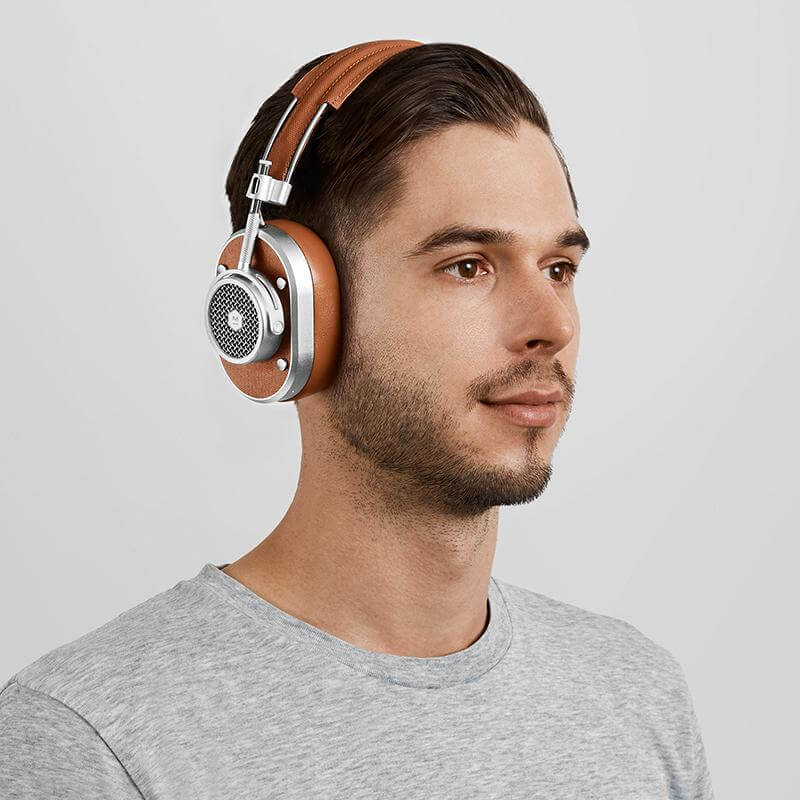 MH40 Wireless (Silver Metal / Brown Coated Canvas)